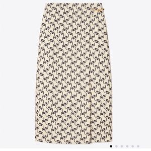 Tory burch TWILL CREPE WRAP SKIRT (8)